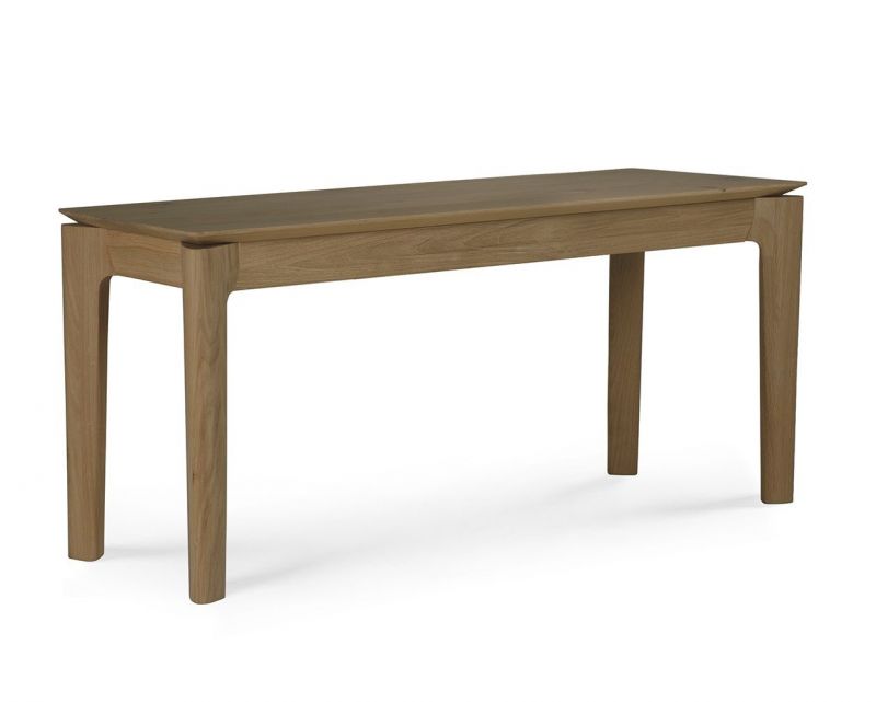 Bok Bank aus Teakholz, Ethnicraft, 186 cm breit, modernes Design, Mängelexemplar.
