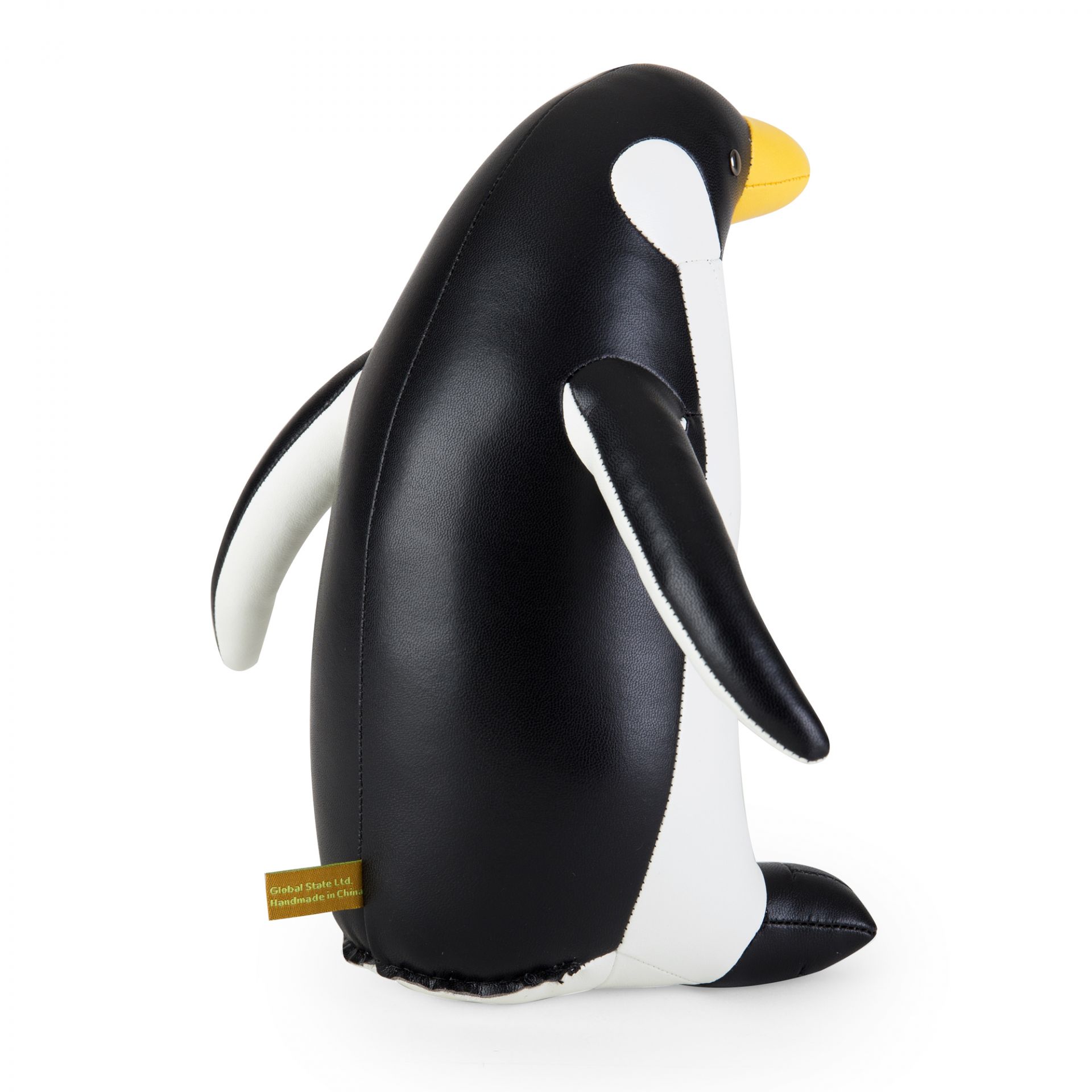 Buchstütze in Pinguin-Form, Züny Design, schwarz-weiß, dekorative und praktische Geschenkidee für Bücherliebhaber.