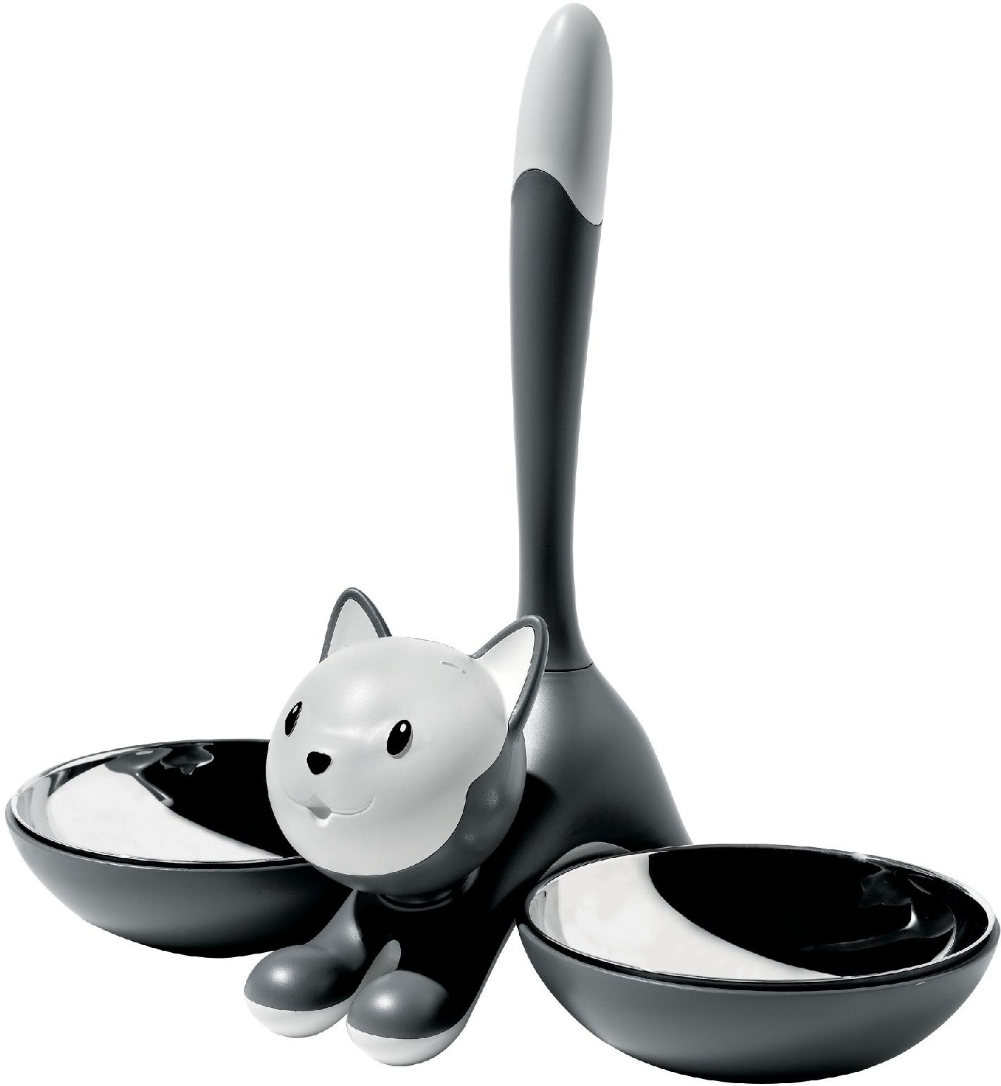 AMMI09 G Tigrito kattenbakje grijs Alessi