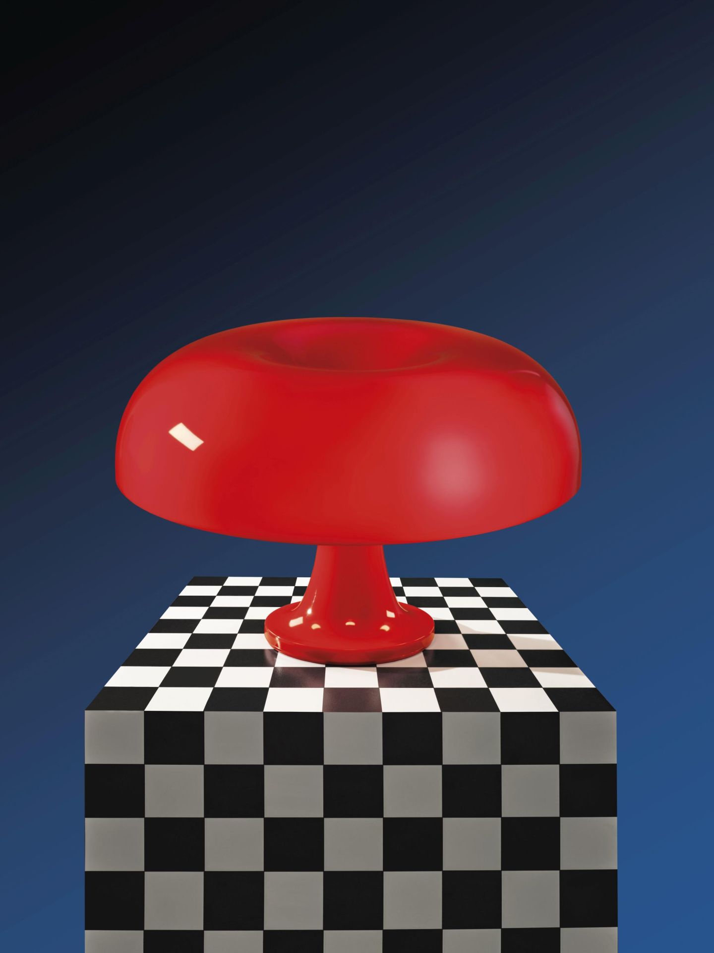 Nessino tafellamp Artemide rood