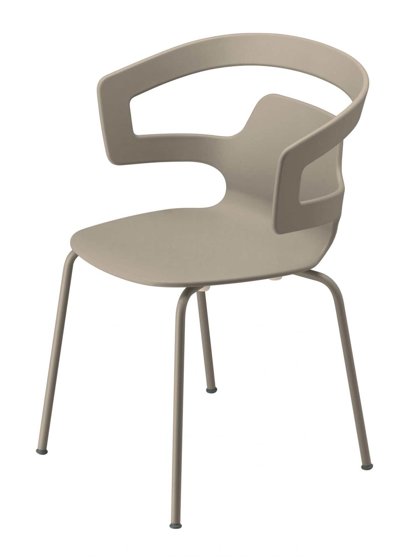 Segesta Chair Stuhl mit Armlehnen, modernes Design für Esszimmer und Büro.