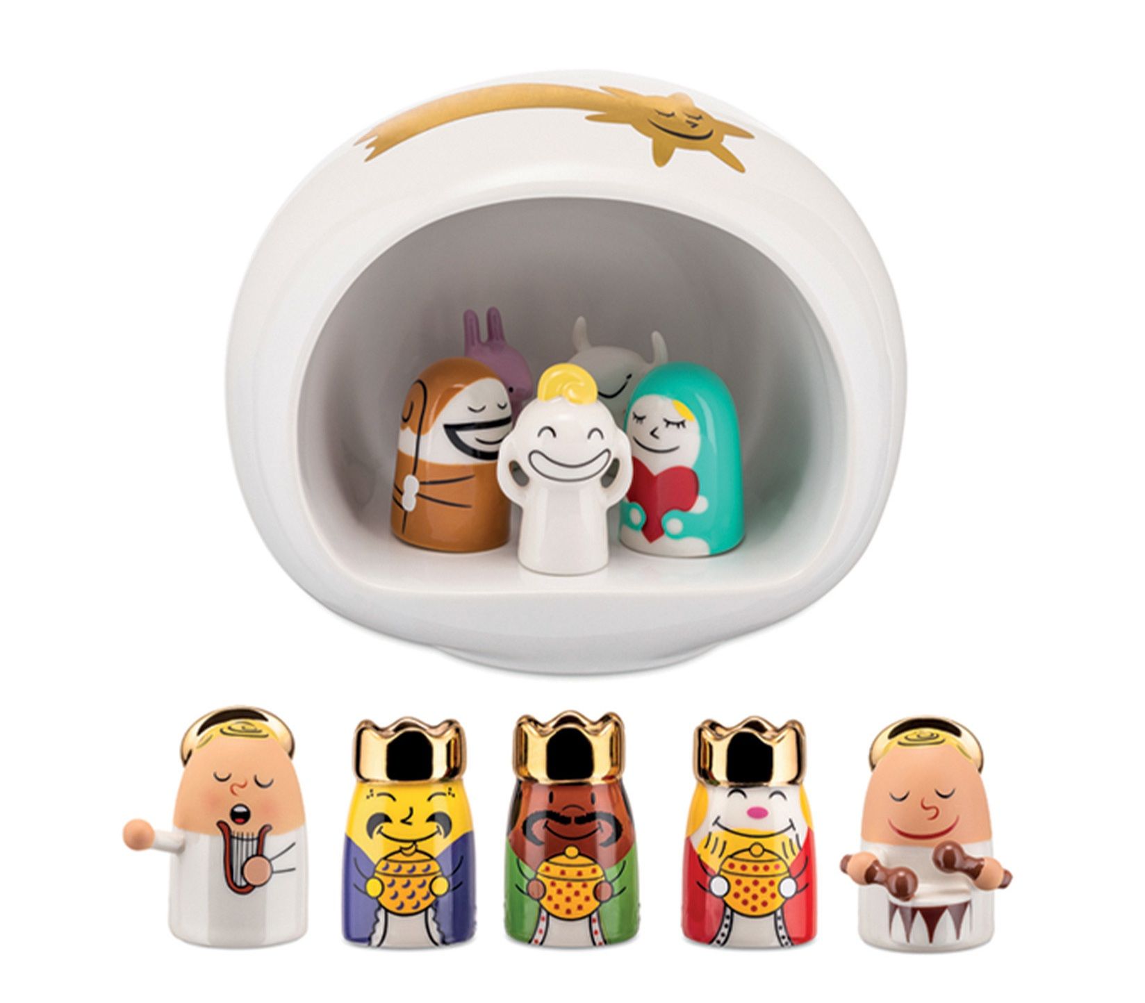 AMGI10 Presepe Group Kerststal Wit Alessi