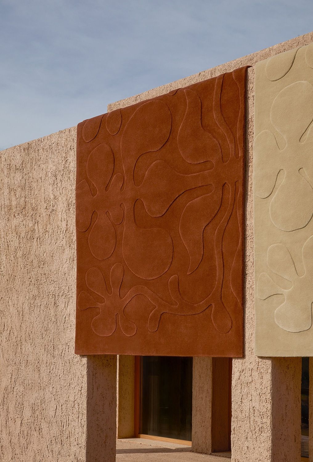 Lucia Eames Rooted-tapijt Terracota Nanimarquina