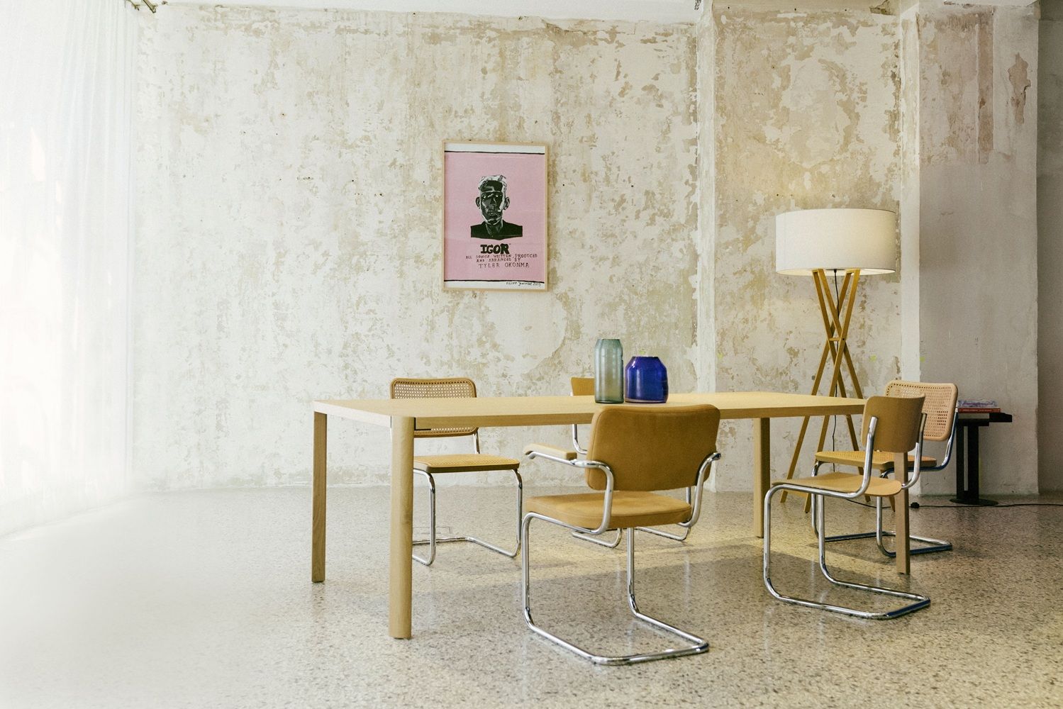 S 32 V Stalen buis Klassieker Freischwinger CHROOM/NATUUR Thonet VOORKEURSCOMBINATIE