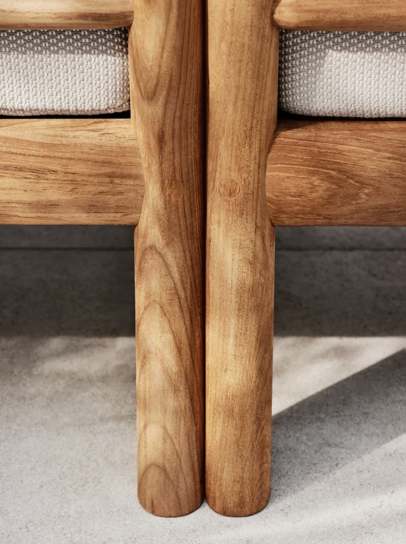 Tradition Eck modulaire buitenbank Skagerak van Fritz Hansen 