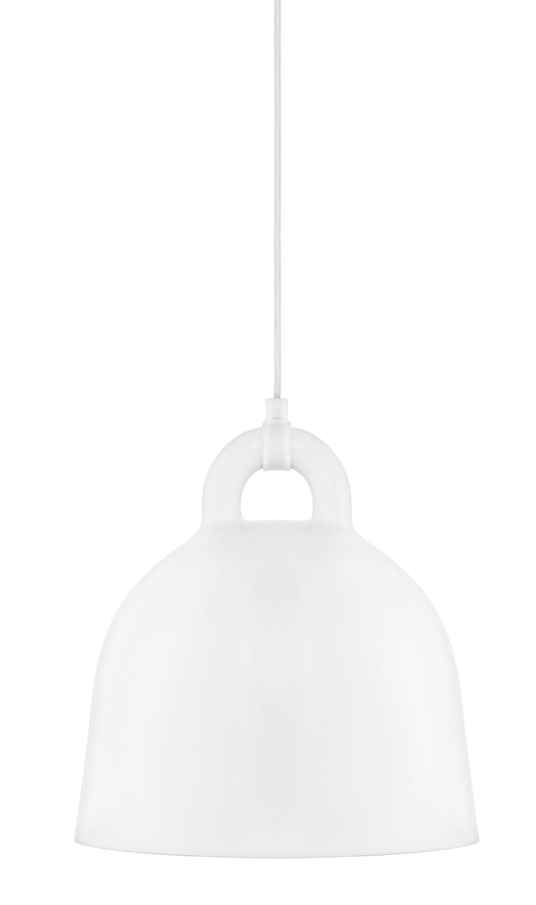 Bell Lamp hanglamp Ø 35 x H 37 cm / WIT Normann Copenhagen UNIEK EXEMPLAAR