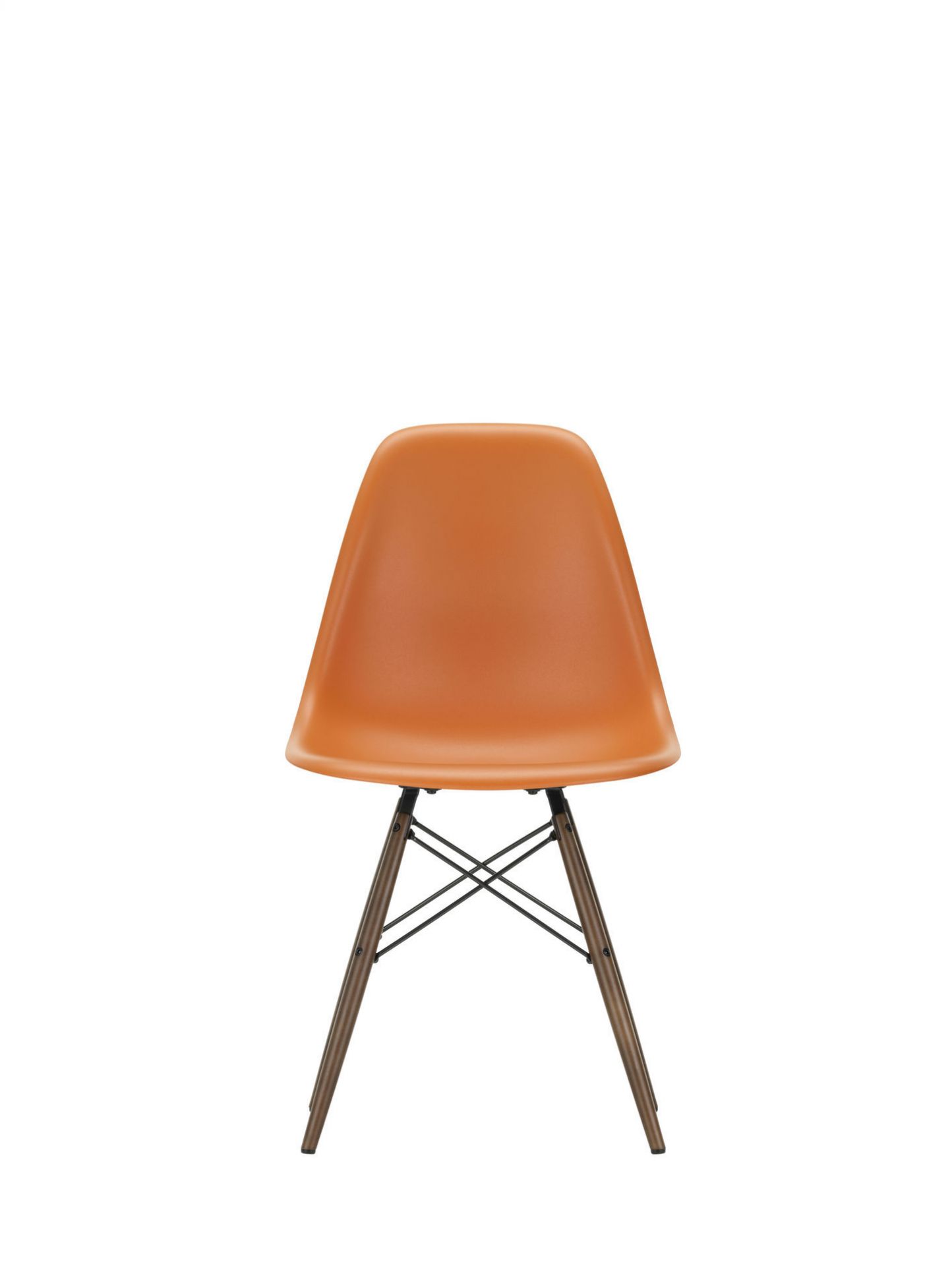 Eames Plastic Side Chair DSW stoel Vitra esdoorn zwart-groen