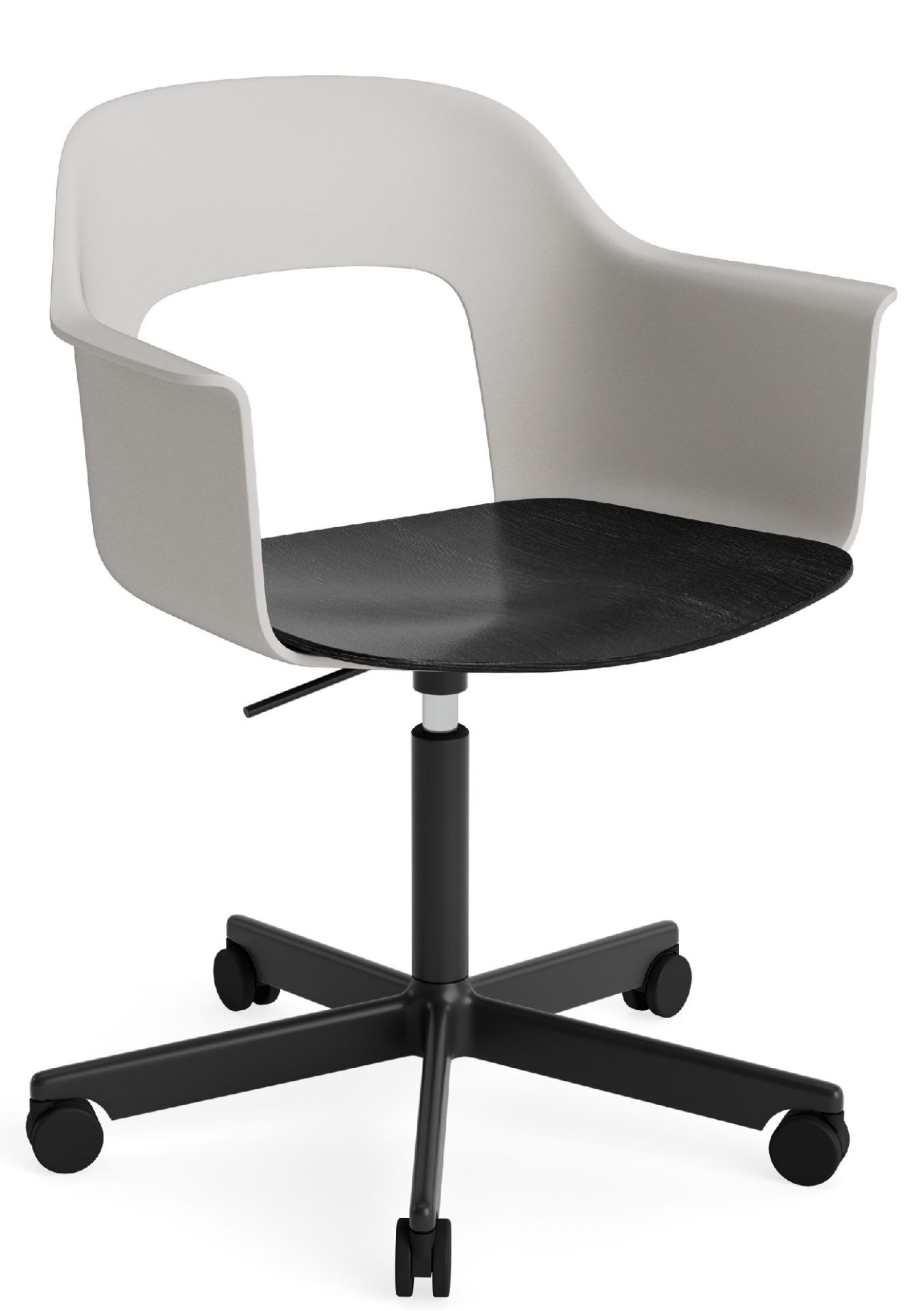 Layout Armchair 242 Fauteuil met 4-sterrenvoet, gasveer en draaifunctie Hay