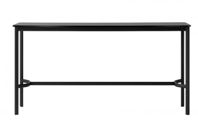 Schwarzer Drip Stehtisch von AndTradition: Moderner, minimalistischer Bartisch mit Fußstütze für Küche oder Bar.