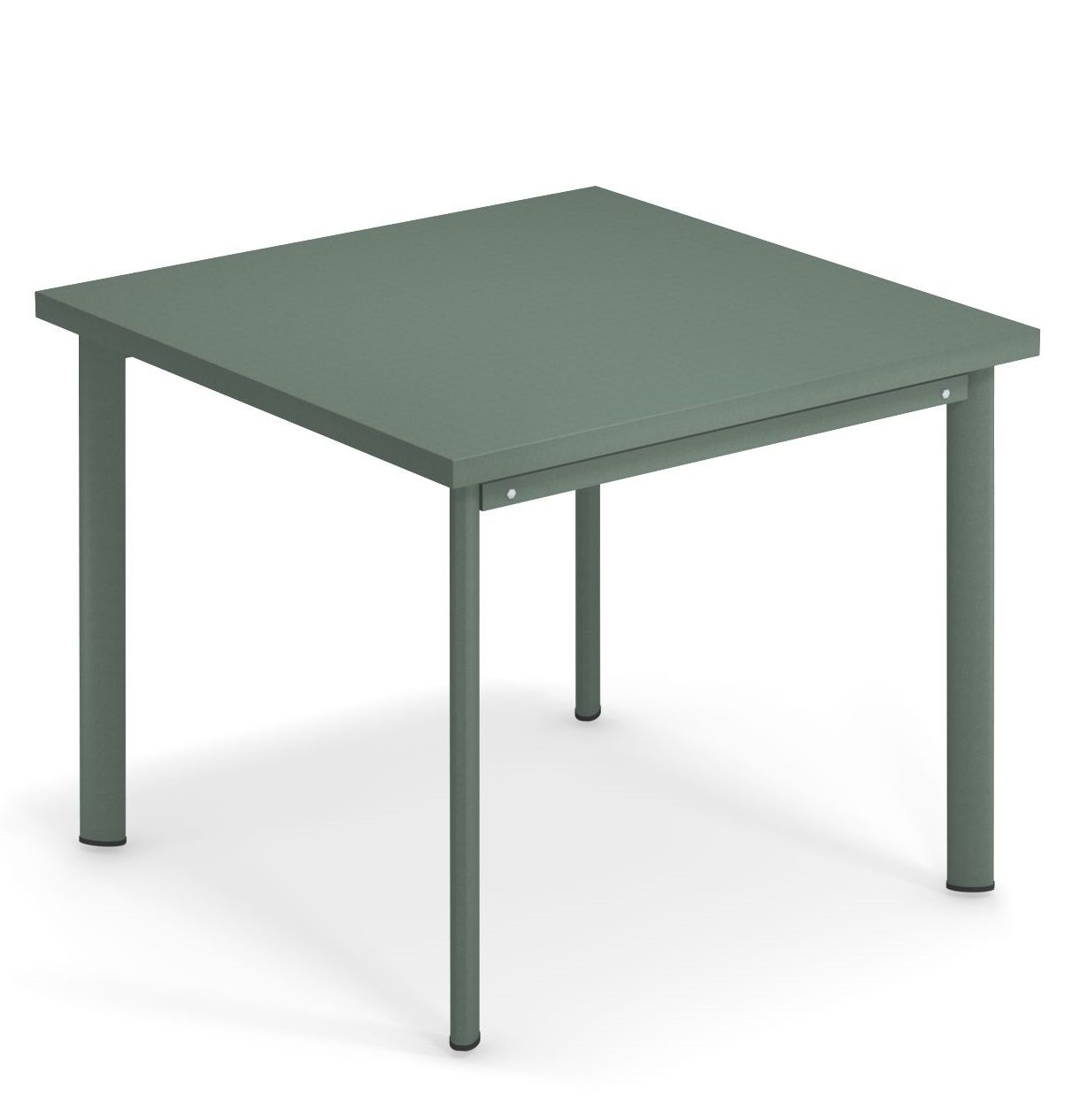 Quadratischer, grüner Star Tisch von Emu für den Außenbereich, ideal für Garten, Terrasse und Balkon.