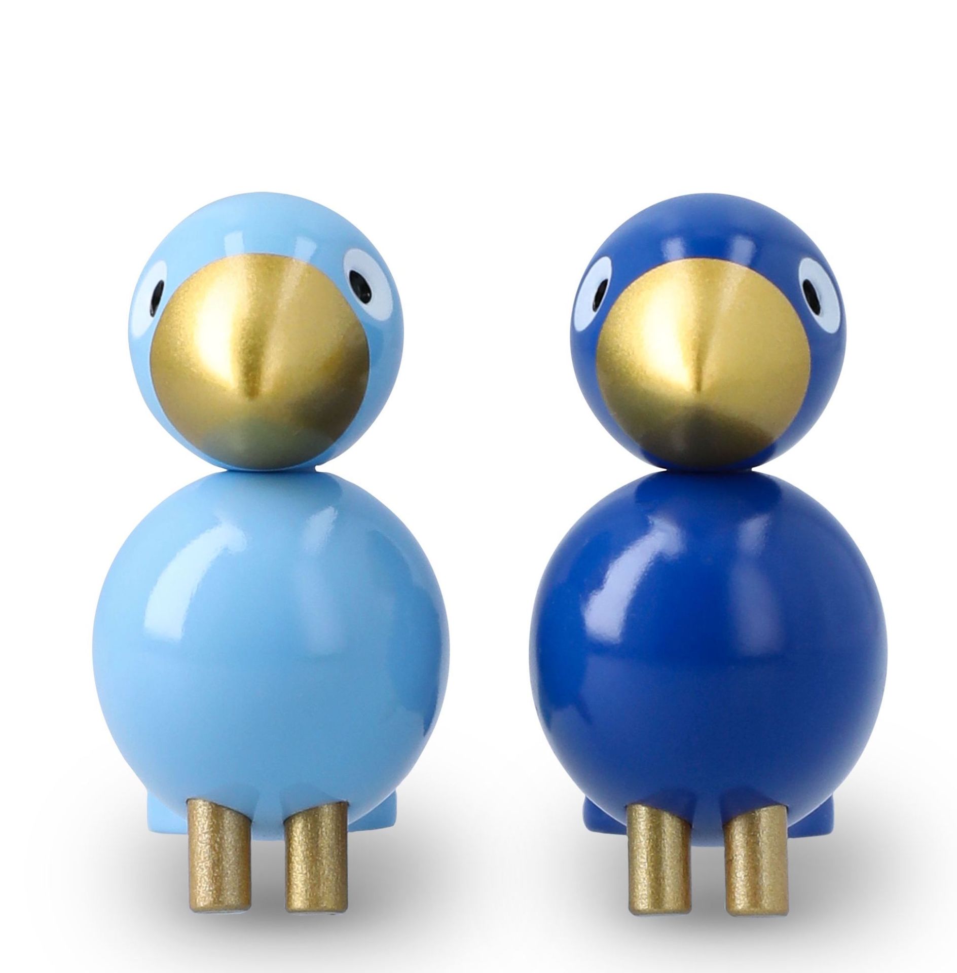 Wintervogels Liliput blauw/lichtblauw set Kay Bojesen