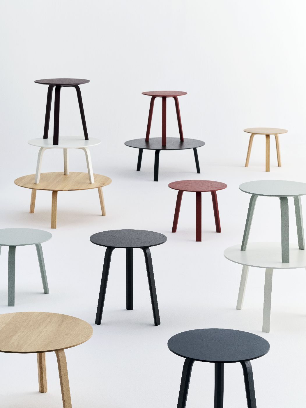 Bella Coffee Table bijzettafel Ø 45 x H 49 cm Hay