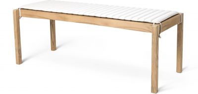CU AH912 Kissen für Carl Hansen & Søn AH912 Bank/Tisch, Outdoor, weißes Polster.