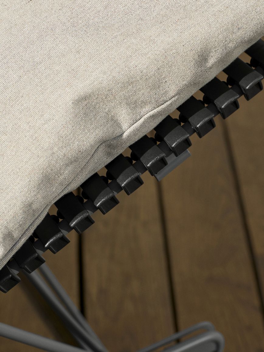 Click verstelbare chaise longue voor buiten Houe