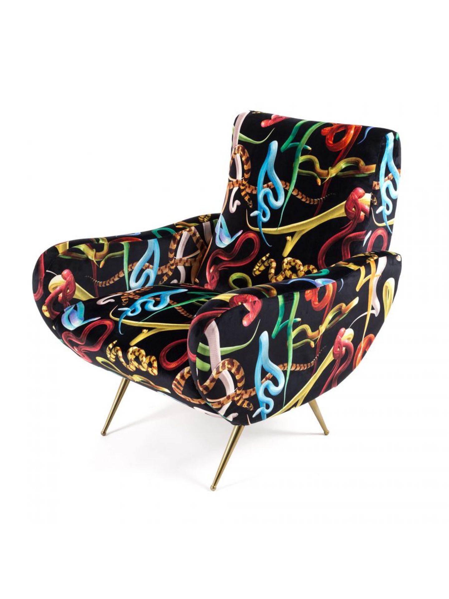 Toiletpapierfauteuil Snakes van Seletti