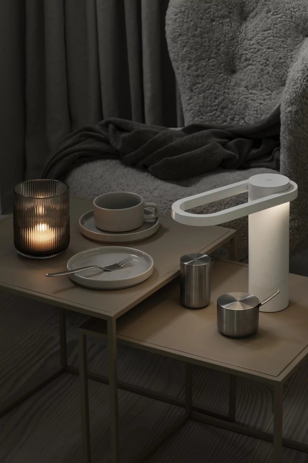 Fera bijzettafels, set van 2, Blomus