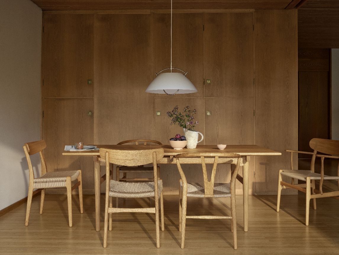CH26 houten stoel van Carl Hansen & Søn