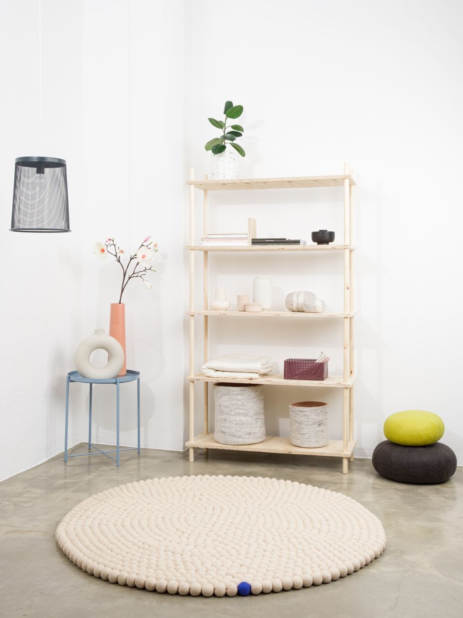 Big One rond viltkleed Ø 200 cm myfelt Beige