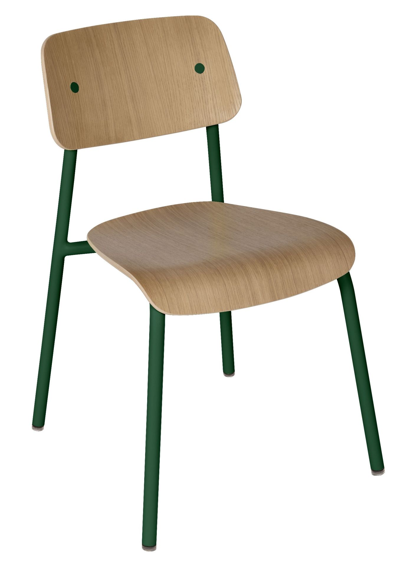 Studie Chair stoel van eikenhout voor binnen, Fermob