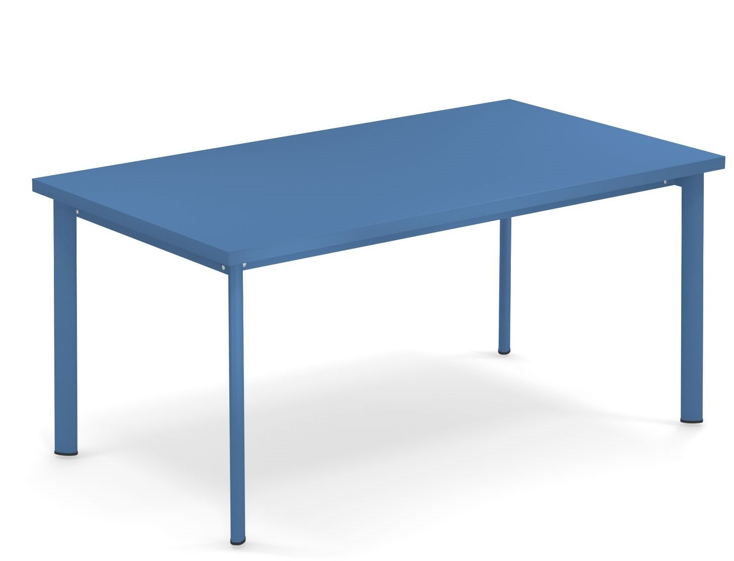 Blauer Star Tisch von Emu für den Außenbereich, rechteckig und modern.