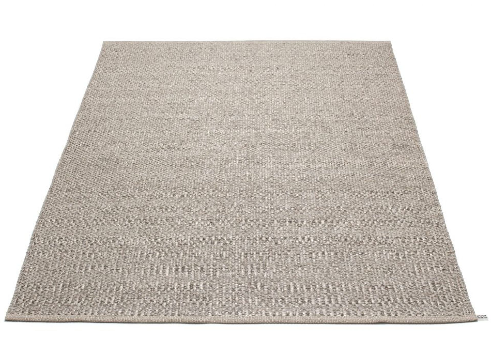 Svea kunststof vloerkleed 230 x 320 cm Pappelina Schlamm Metallic