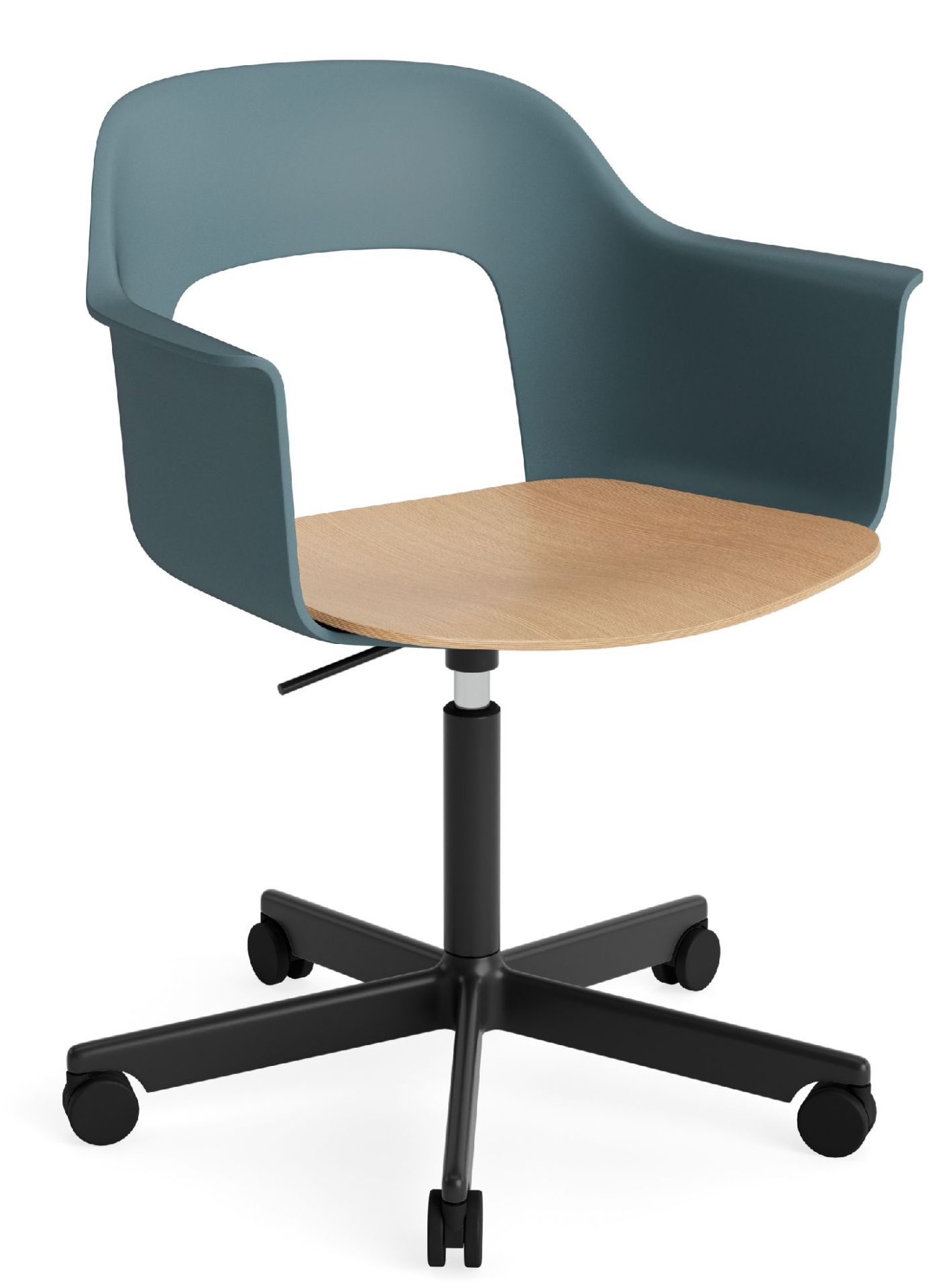 Layout Armchair 242 Fauteuil met 4-sterrenvoet, gasveer en draaifunctie Hay