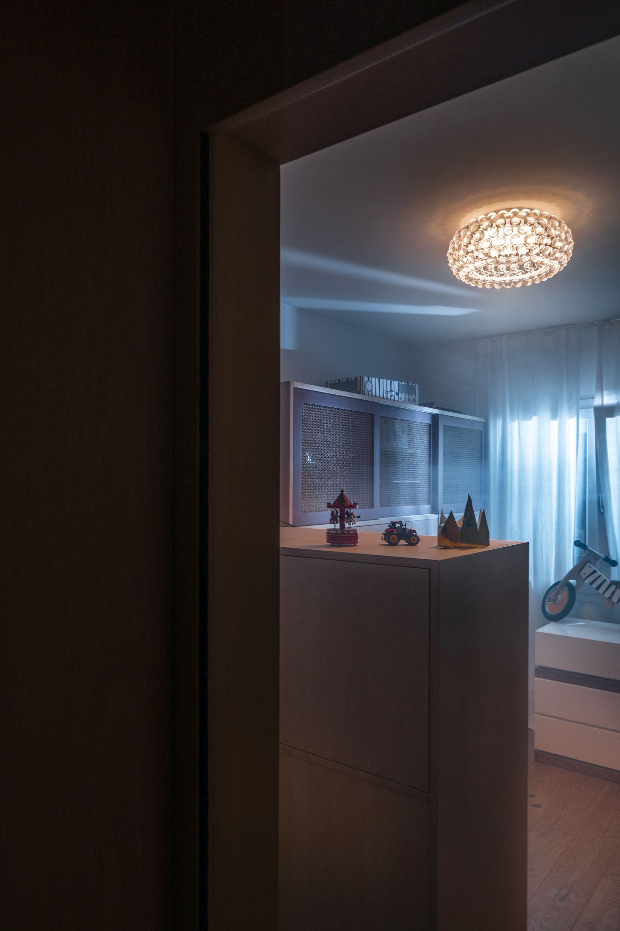 Caboche Plus Soffitto plafondlamp, Transparent, Foscarini
