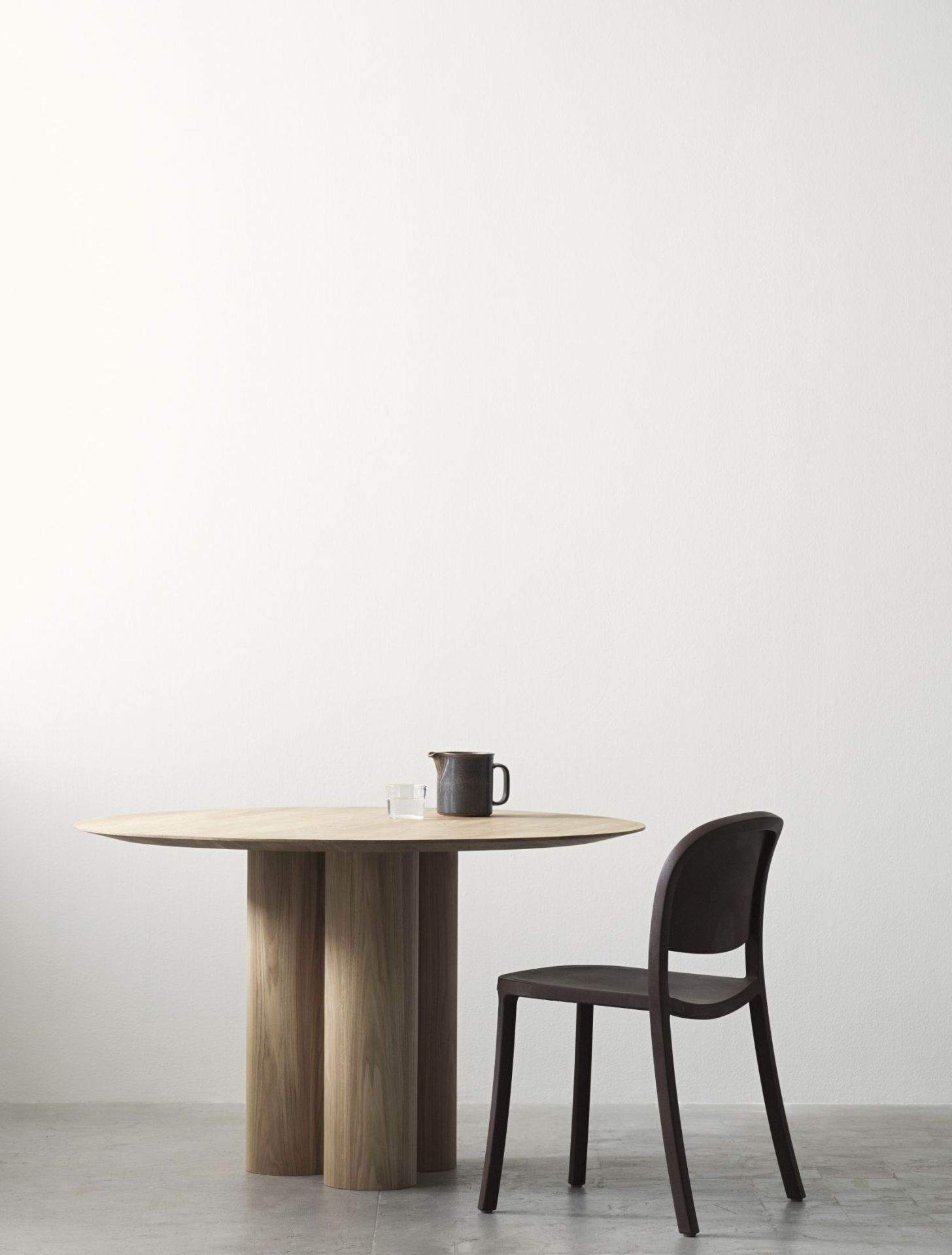 1 inch stapelbare stoel van gerecycled hout, blauw, Emeco