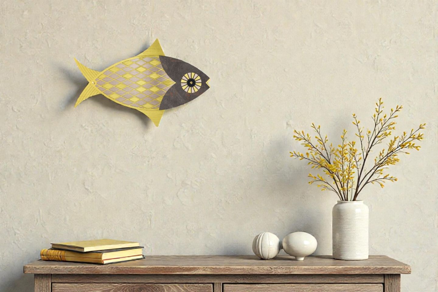 Lucky Fish vismasker goud Umasqu UNIEK EXEMPLAAR