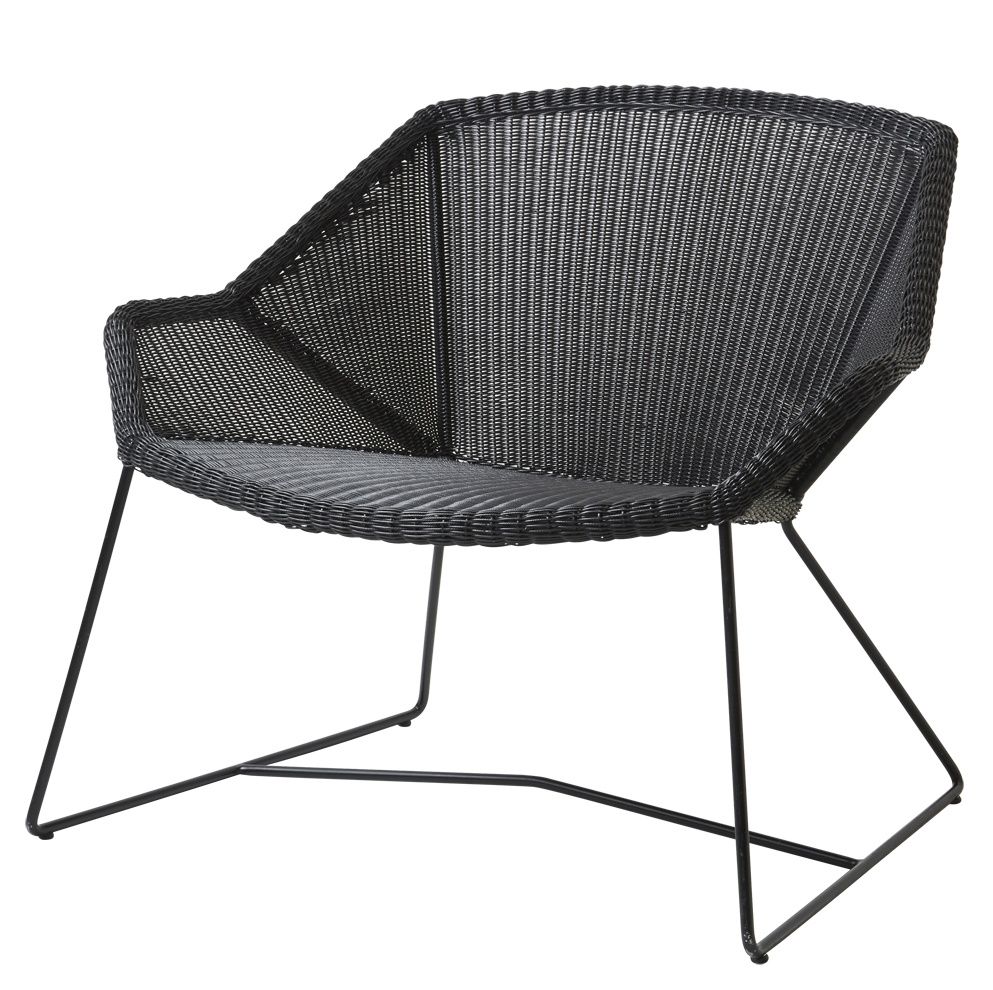 Breeze Outdoor-loungestoel zwart Cane-Line