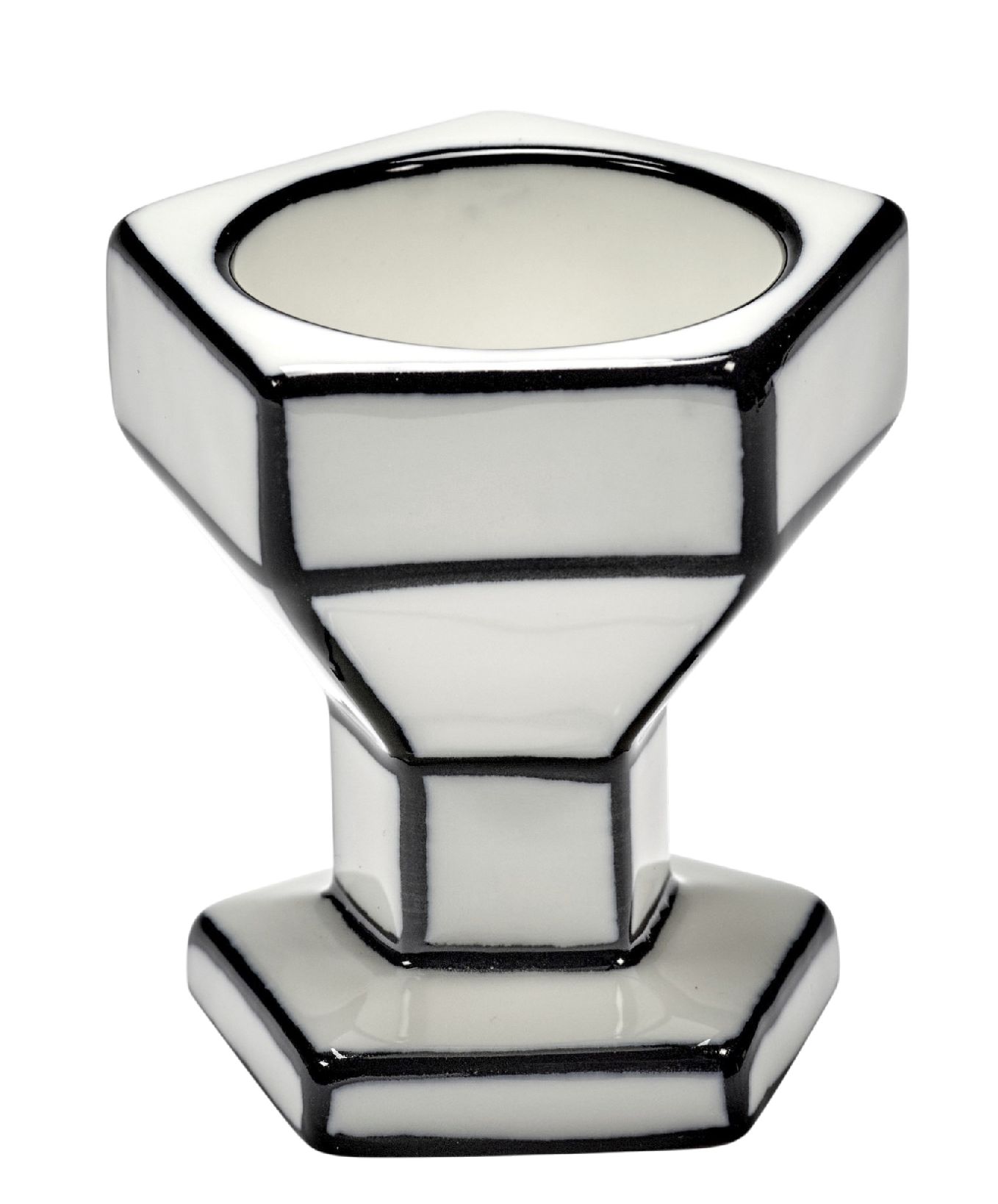 Serax Witte/Zwarte Eiercups Carte Blanche   