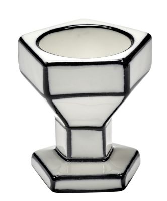 Serax Witte/Zwarte Eiercups Carte Blanche   