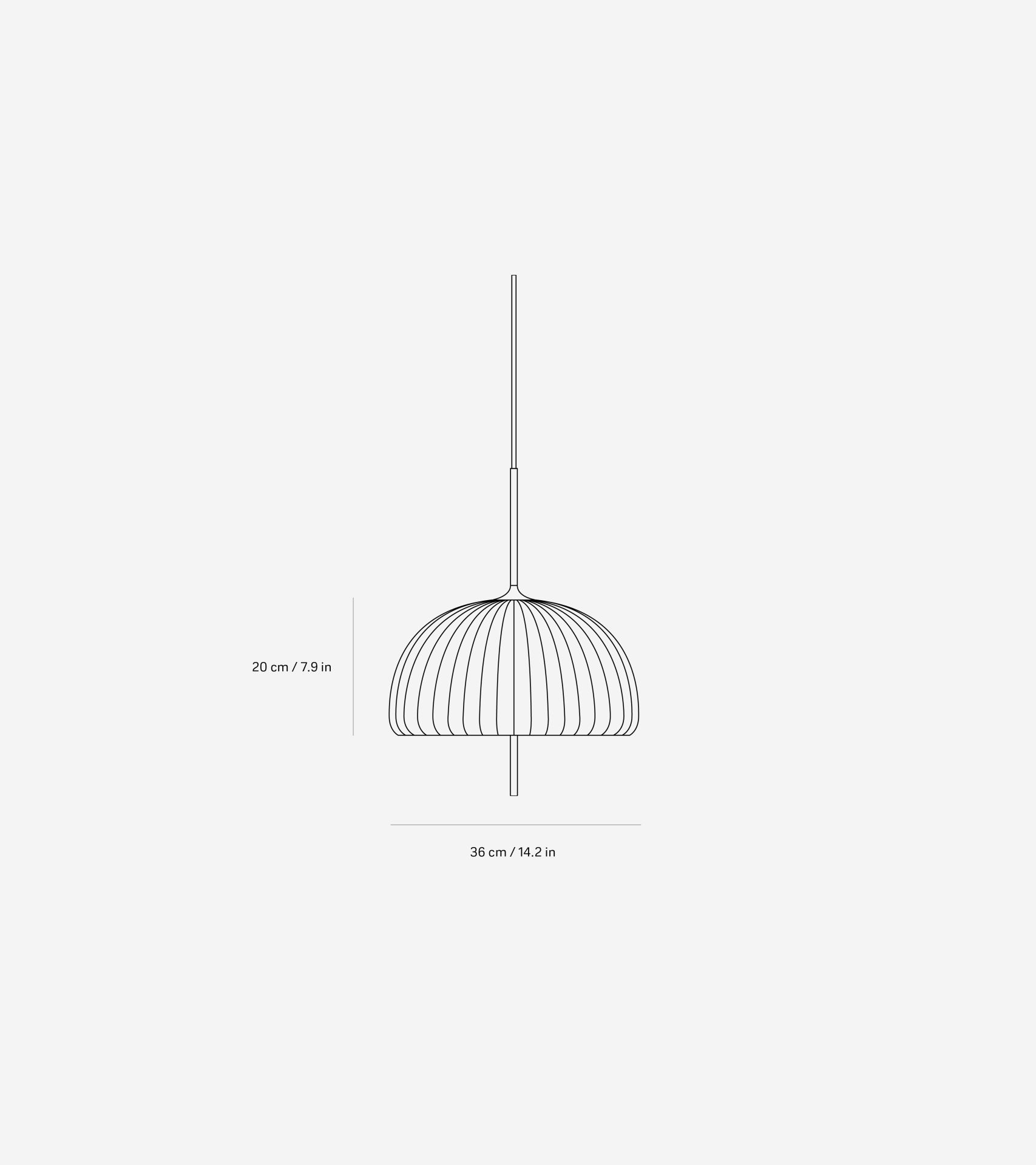 VIPP595 / VIPP 595 Sculpture hanglamp van Vipp