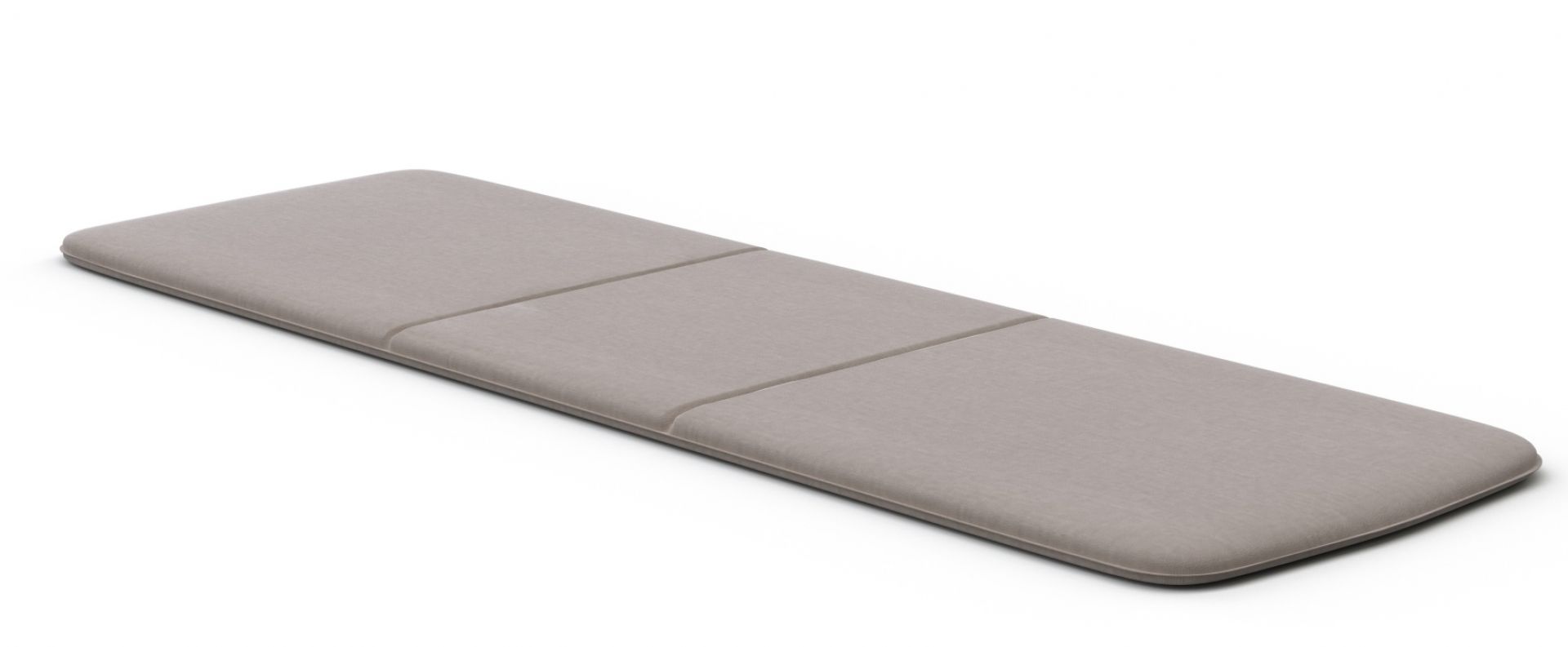 Molo Outdoor Cushion Kissen für Houe Sonnenliege, hellgraues Liegekissen für Gartenmöbel, bequeme Polsterung.
