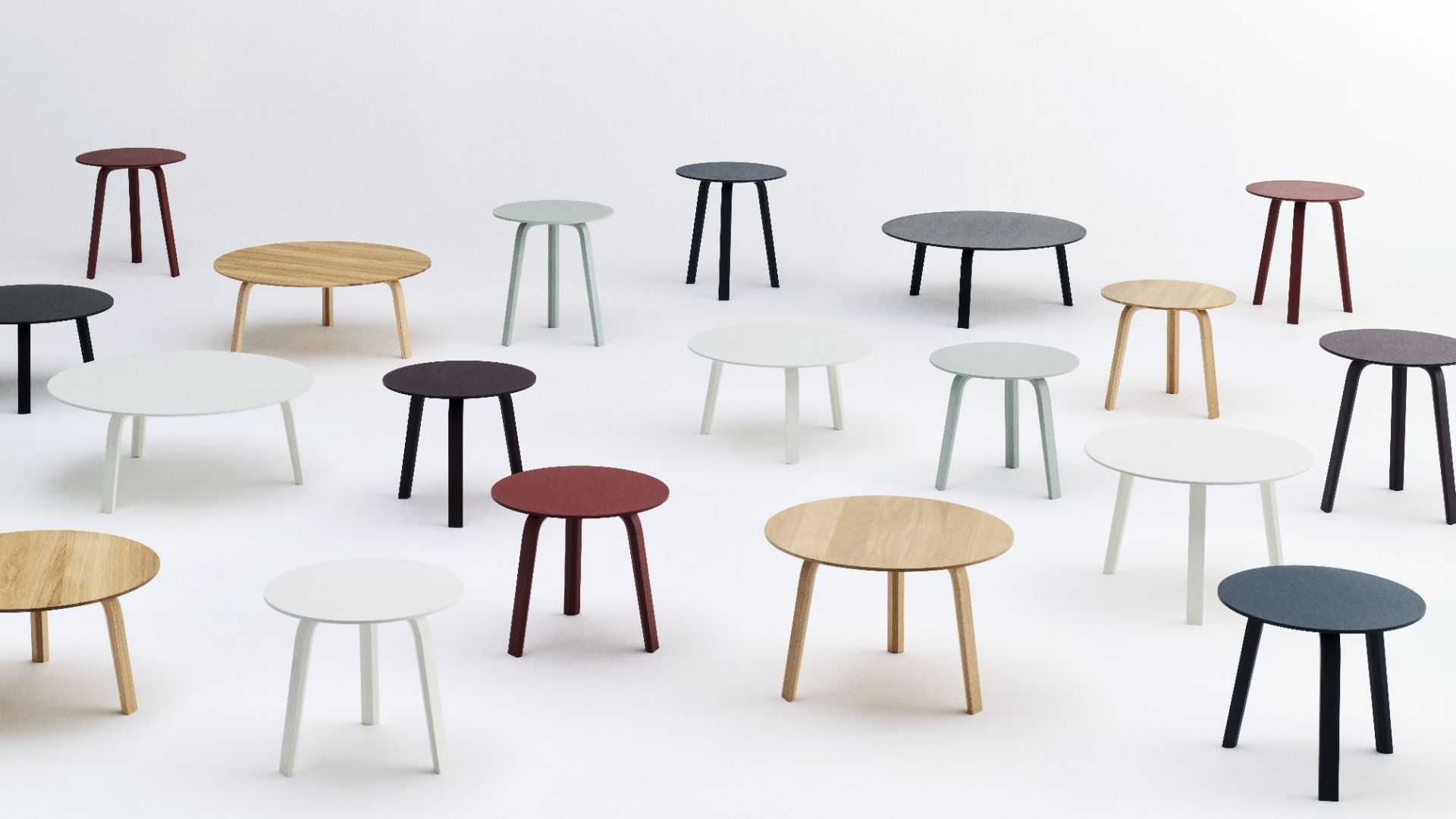 Bella Coffee Table bijzettafel Ø 45 x H 39 cm Hay