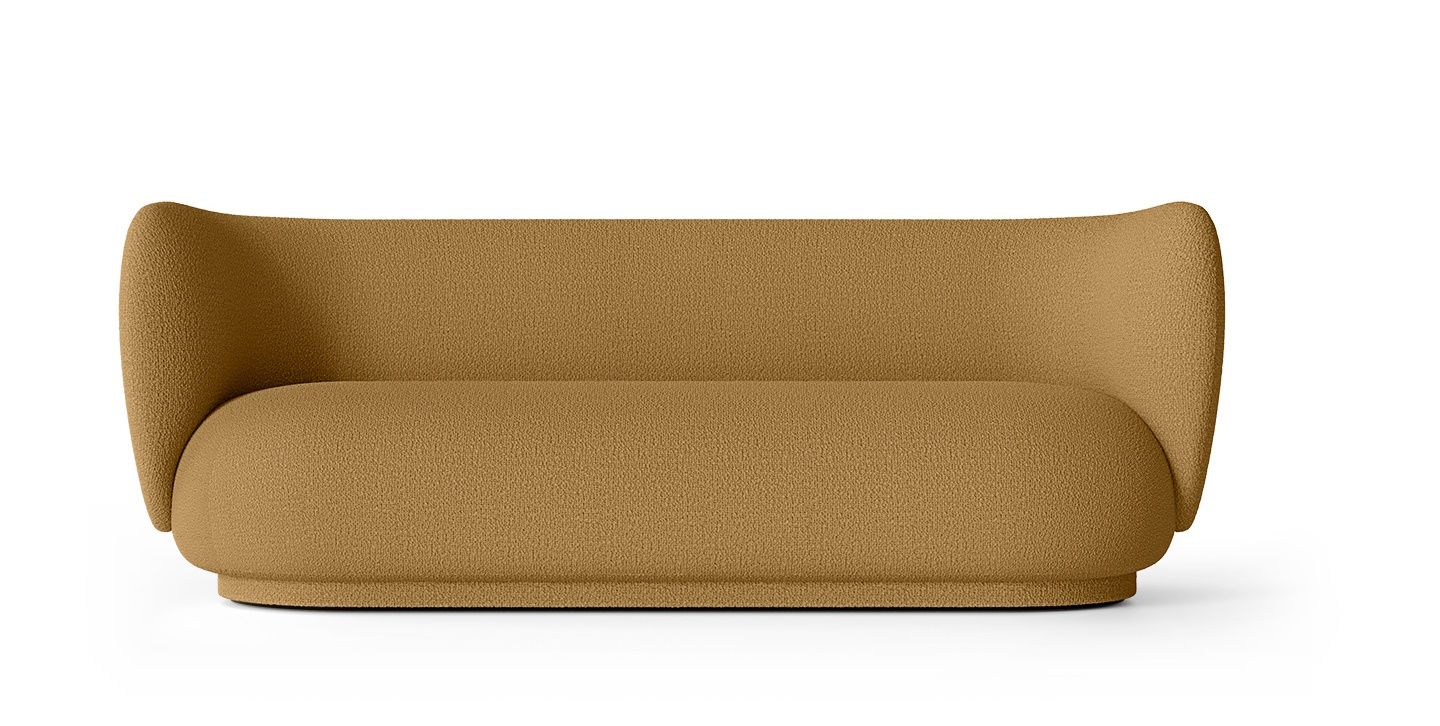 Rico driezitsbank van boucléwol van Ferm Living