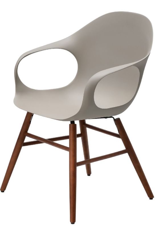 Elephantino fauteuil met houten frame van KRISTALIA