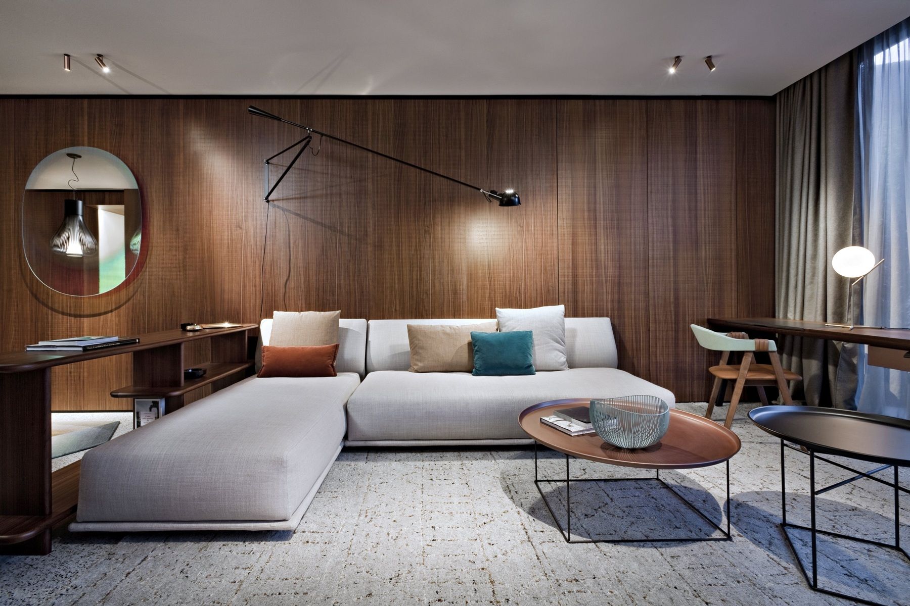 265 verstelbare wandlamp van Flos