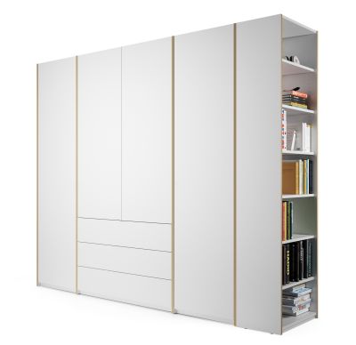 MODULAR PLUS-kast met aanbouwrek rechts van Müller Möbelwerkstätten