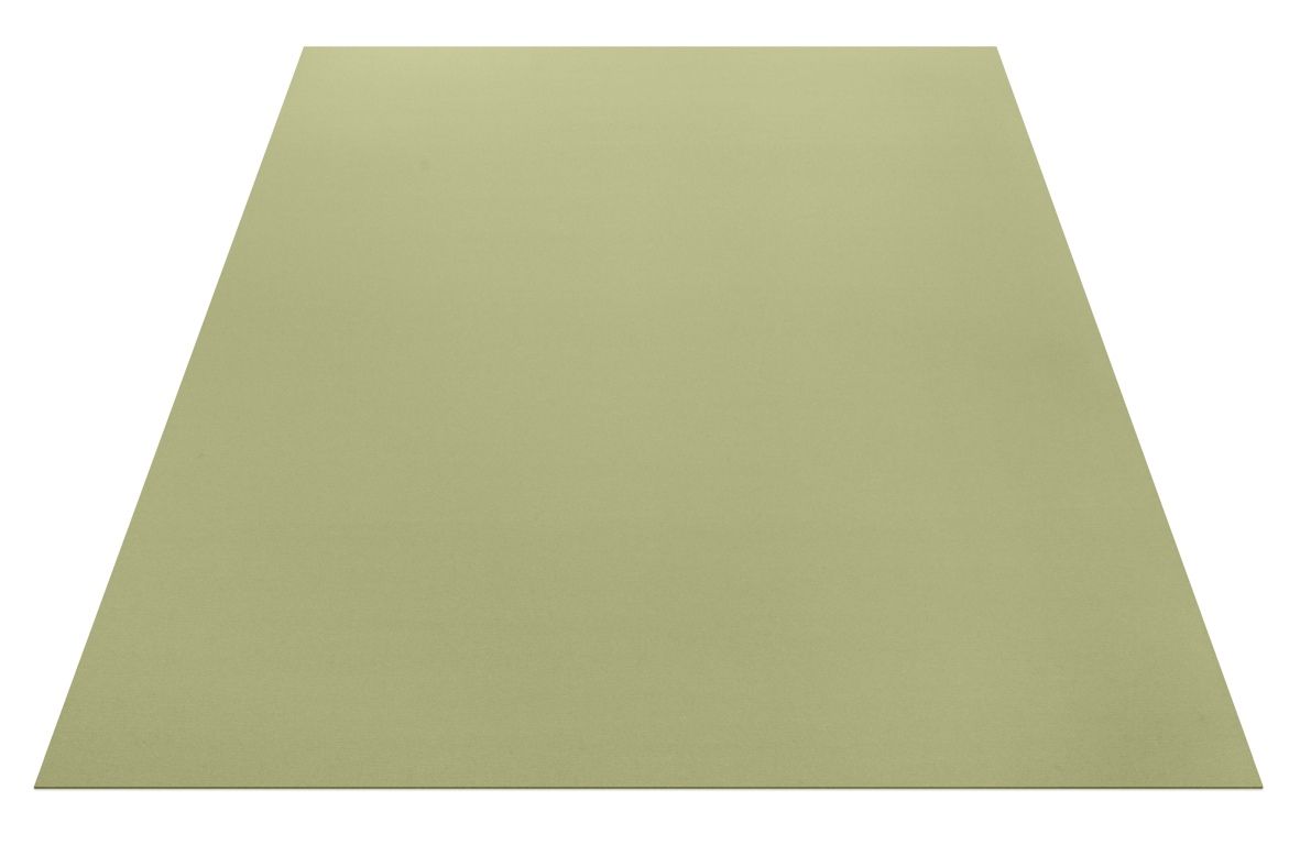 Rechteckiger, hellgrüner Teppich von Hey-Sign aus Wollfilz, ideal für Wohnzimmer und Schlafzimmer.