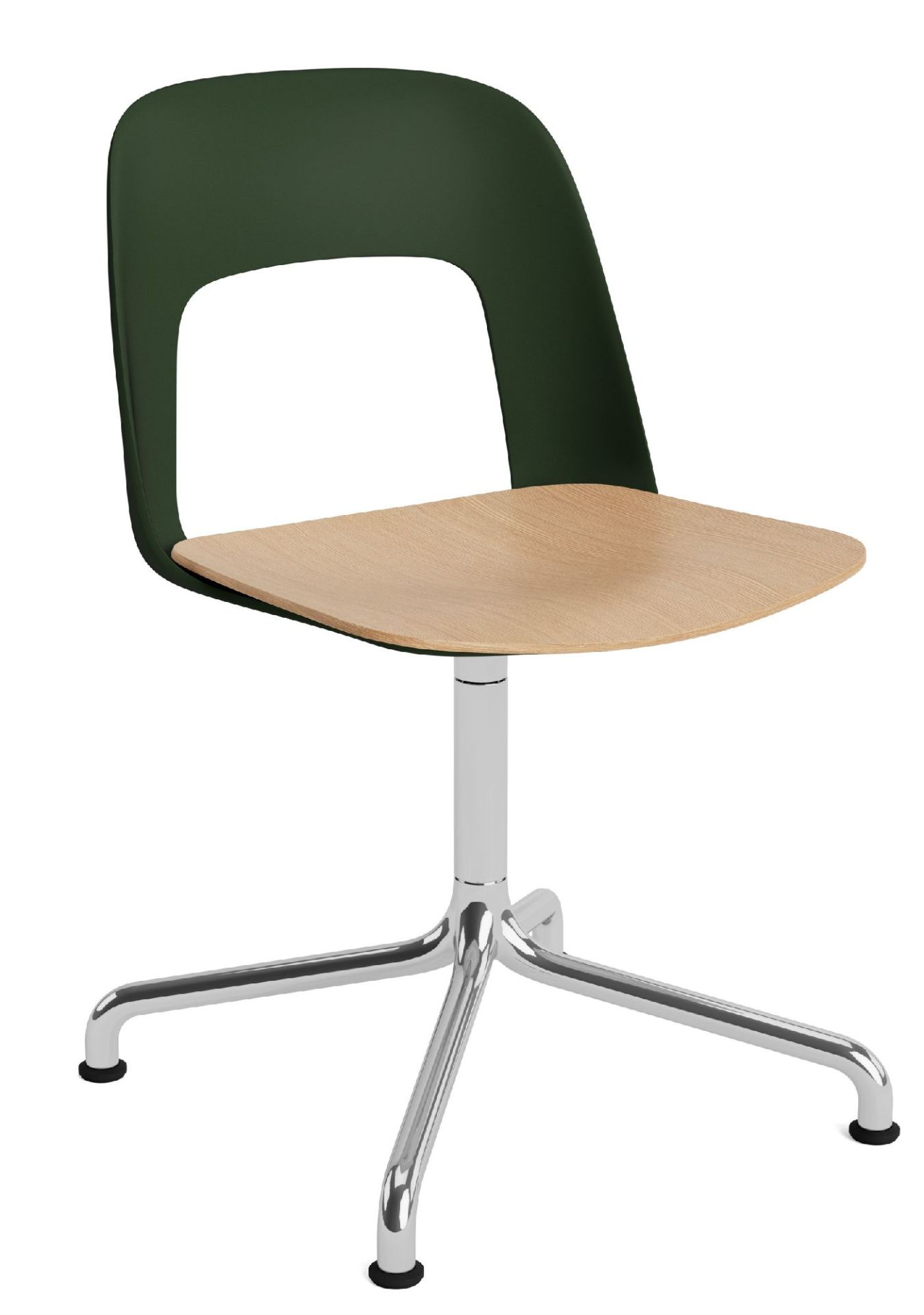 Layout Side Chair 152 draaistoel met vierpoot Hay