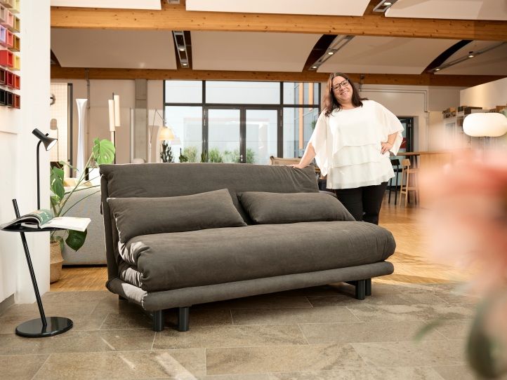 Multy First 3-zits slaapbank met wigkussens van ligne roset