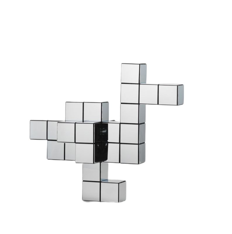 Panton Cubes Duck Chrome Sculptuur Vitra