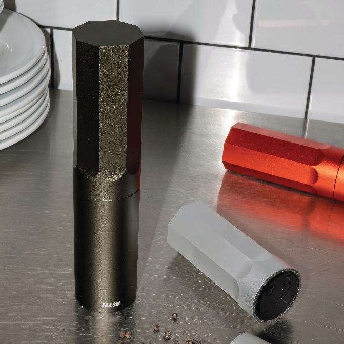 Alessi zout-, peper- en KG01 specerijenmolen