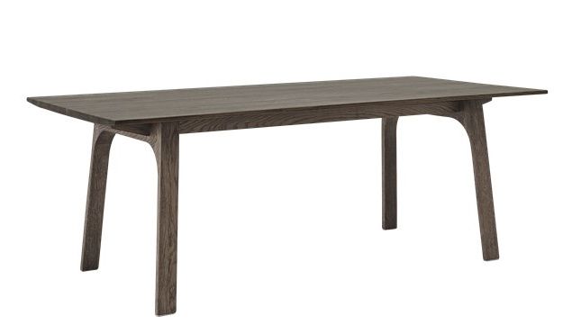 Muuto Earnest Esstisch ausziehbar, Esstisch aus Holz in dunkler Eiche, modernes Design.