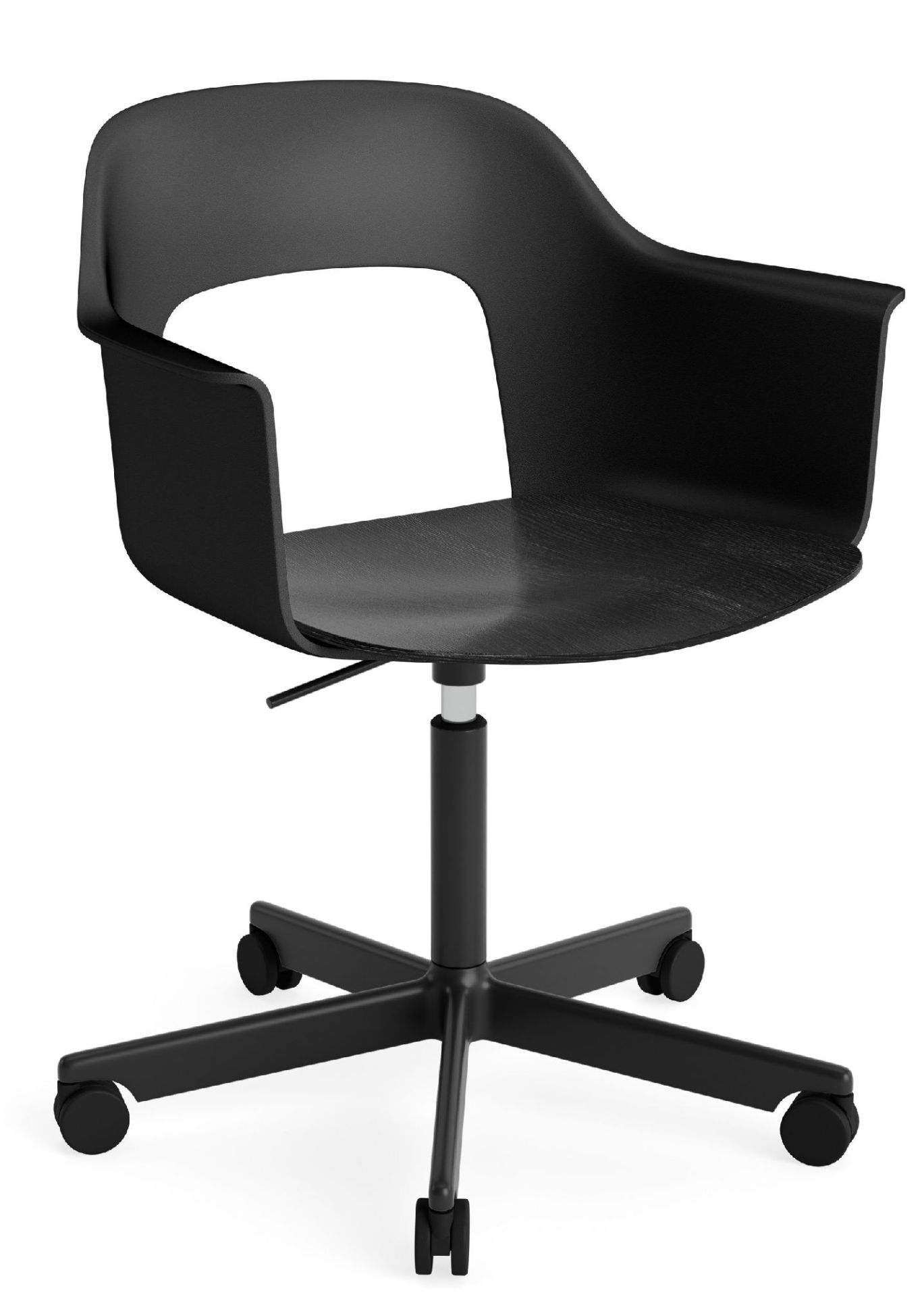 Layout Armchair 242 Fauteuil met 4-sterrenvoet, gasveer en draaifunctie Hay