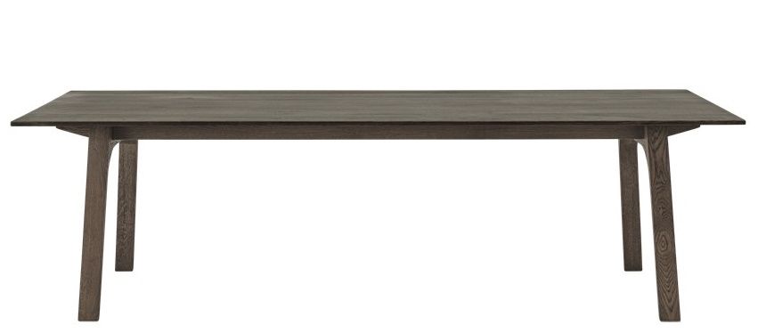 Muuto Earnest Esstisch ausziehbar, Holz Esstisch in Grau, modernes Design für Esszimmer.