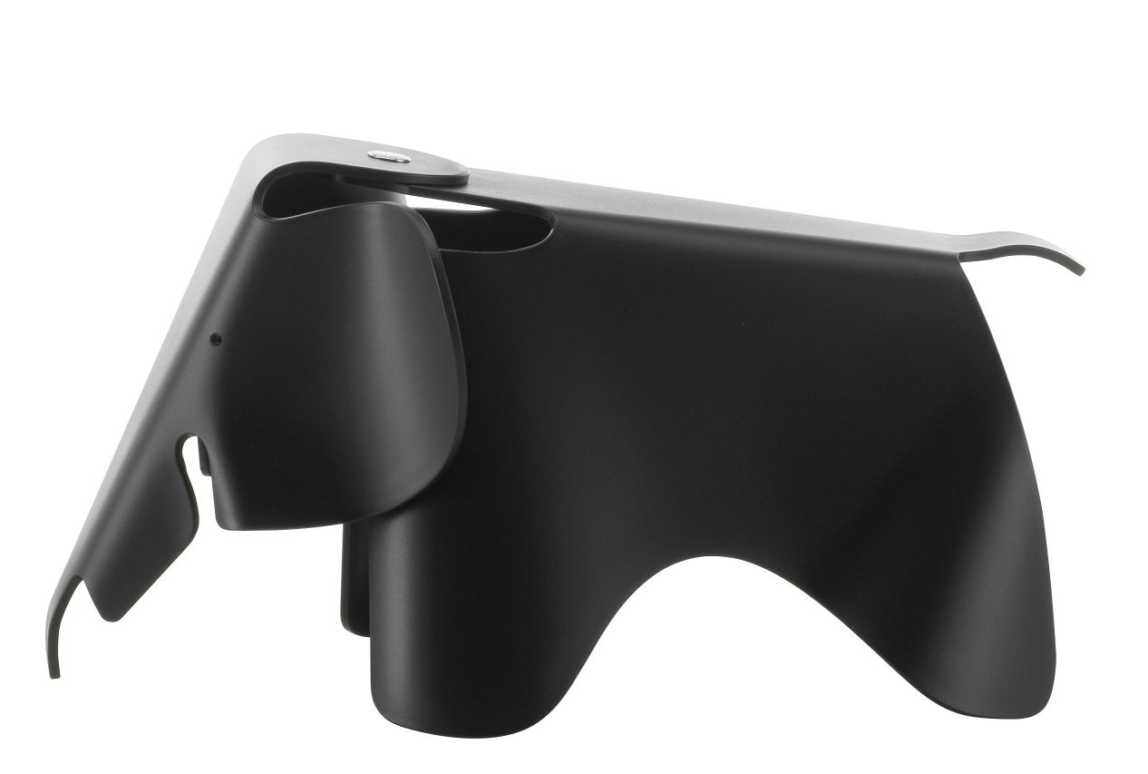 Eames Elephant Small klein RE Vitra diepzwart