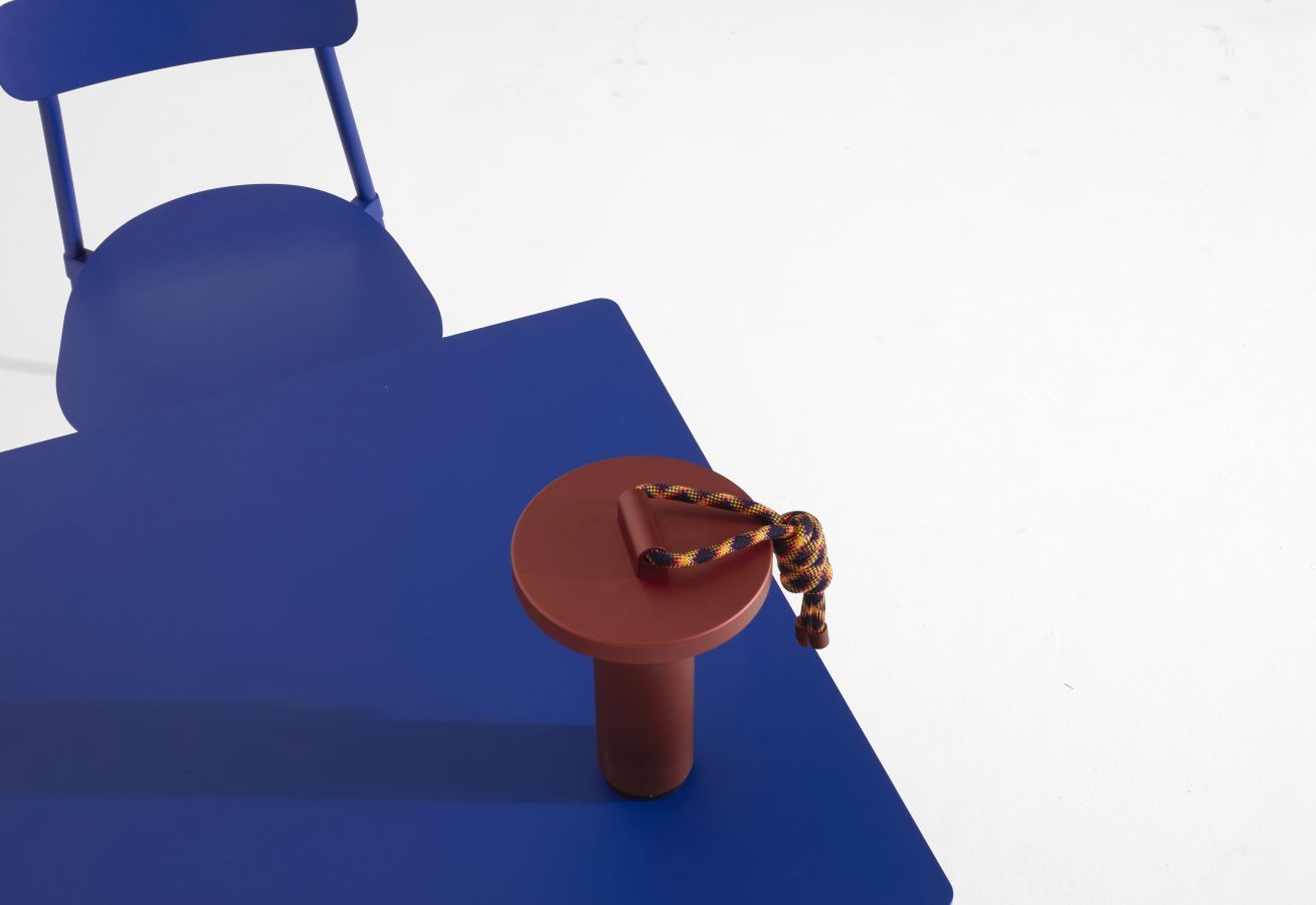 Fromme Chair stoel Petite Friture Blauw
