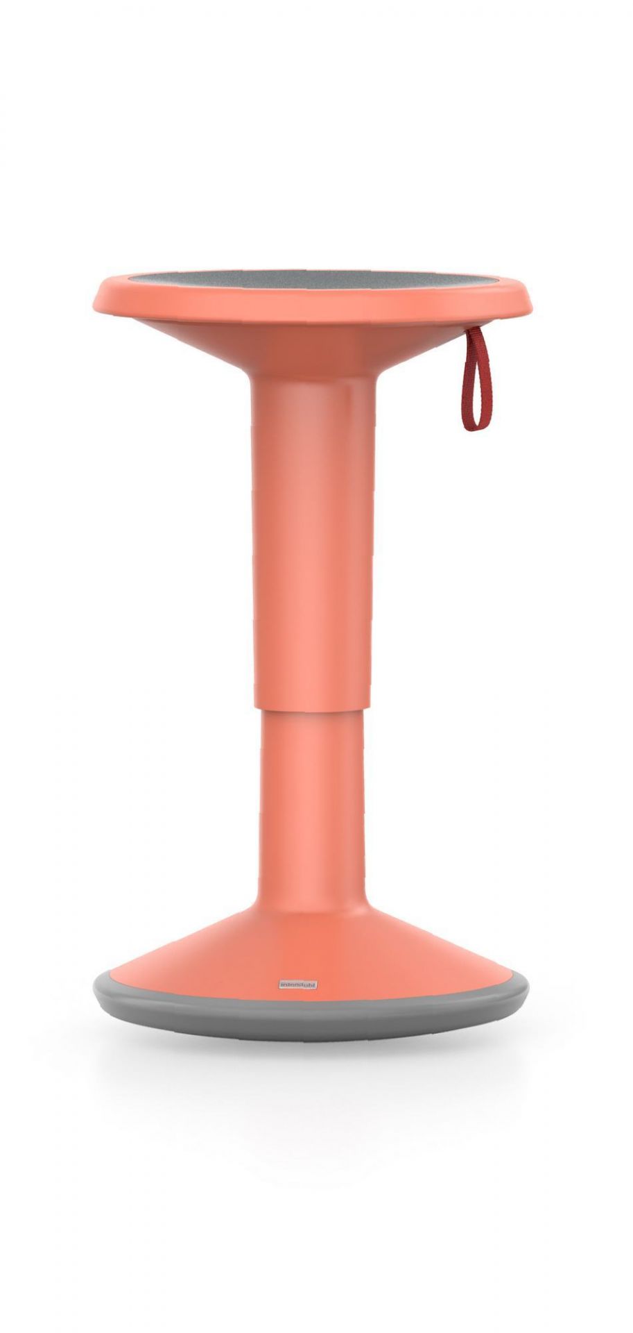 UPis1 Stehhocker von Interstuhl in Tiefschwarz, ergonomischer Bürohocker für dynamisches Sitzen und Stehen.